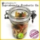 xlj clear cosmetic jars xlj for bath salt Suprabeauty 1