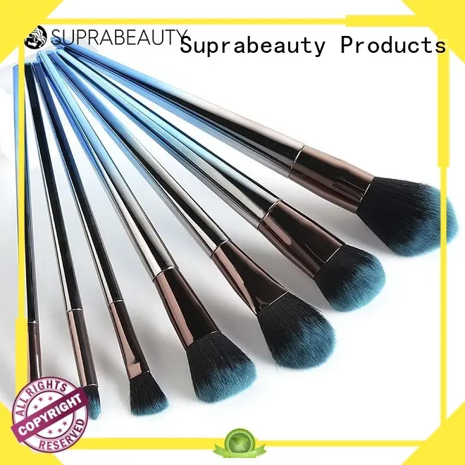 Suprabeauty rainbow best makeup brush set with brush belt 1