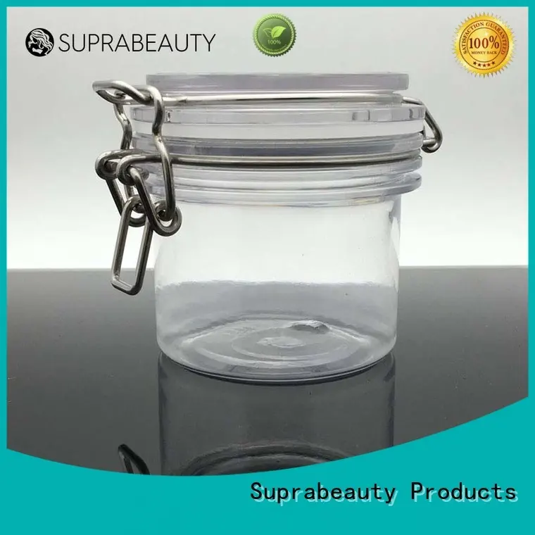 Suprabeauty antioxidative plastic jars with lids with silicone ring for petroleum jelly 1