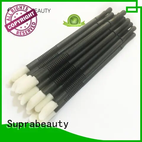 Suprabeauty paper tips disposable lip brushes with bamboo handle for mascara tube 1