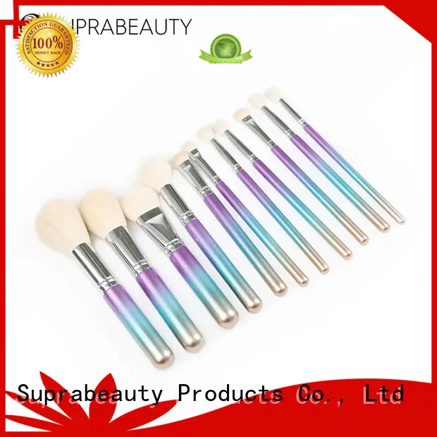 pcs affordable makeup brush sets with synthetic bristles Suprabeauty 1
