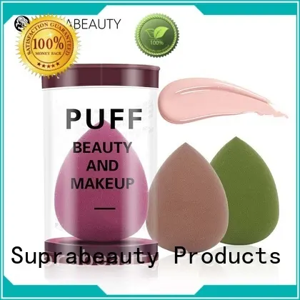 superior quality makeup foundation sponge with customized color for mineral powder Suprabeauty 1