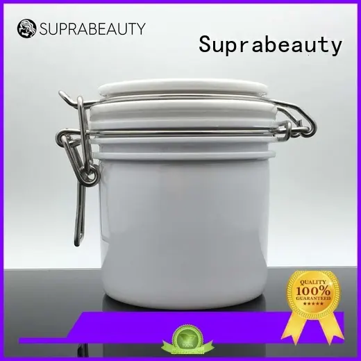 Suprabeauty round cosmetic jars with lids with stainless steel for petroleum jelly 1
