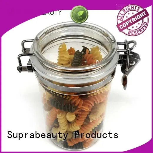 Suprabeauty plastic cosmetic jars with silicone ring for petroleum jelly 1