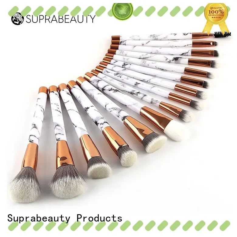 marble makeup brush kit 15pcs 1