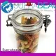 Frosted Round Plastic Airtight Jar 250ml2 1