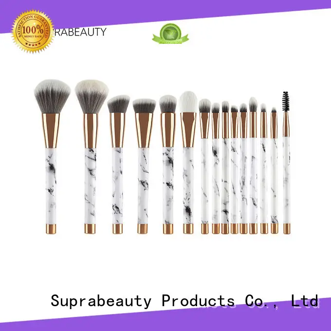 Marble makeup brush set synthetic hair 15pcs makeup brush set1 1