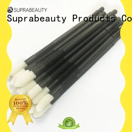 pu form disposable eyeliner applicators with bamboo handle for mascara tube Suprabeauty 1
