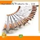 Suprabeauty aluminum best quality makeup brush sets with brush belt for students 1
