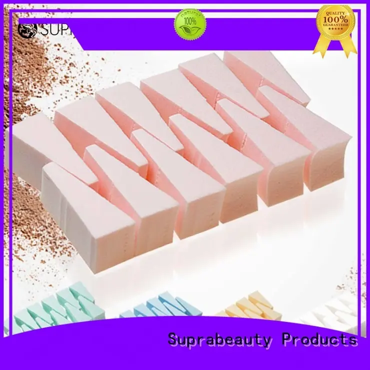 Suprabeauty disposable good makeup sponges with customized color for cream foundation 1