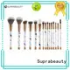 complete makeup brush set with curved synthetic hair for loose powder Suprabeauty 1