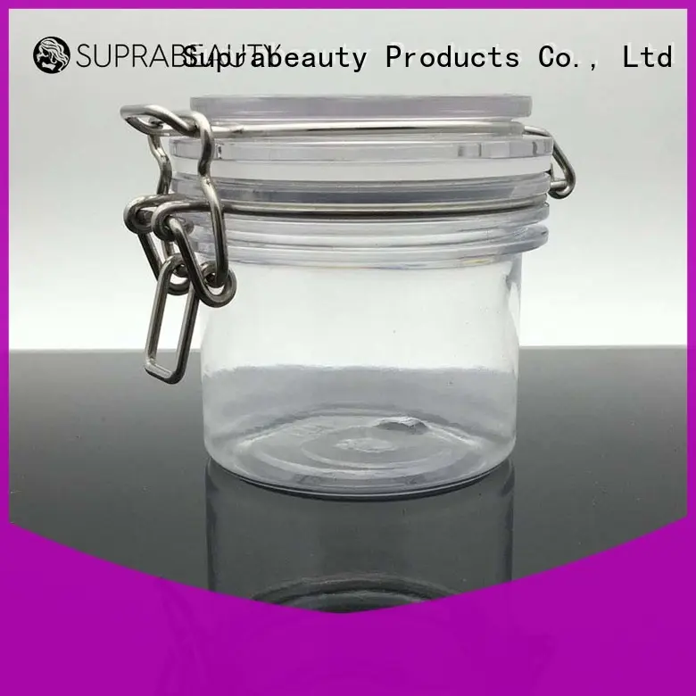 Suprabeauty promotional clear plastic jars with lids wholesale for packaging 1