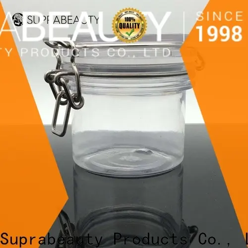 customized clear plastic jars with lids best manufacturer bulk production 1