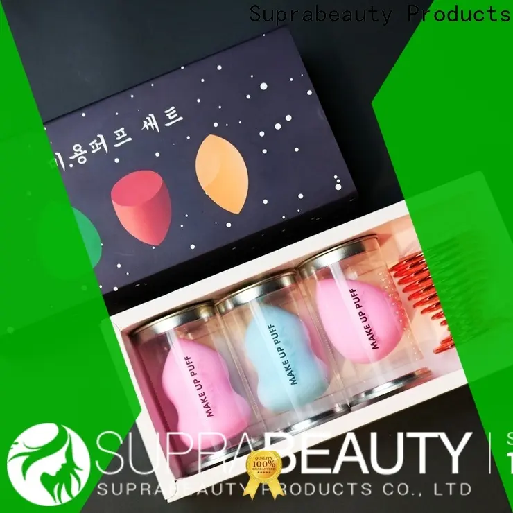 Suprabeauty Marke angepasste Farbe 12 Stück Naturhaar Foundation Puder Augenbrauenpinsel Werkzeug individuelles Logo Make-up-Pinsel-Set18 1