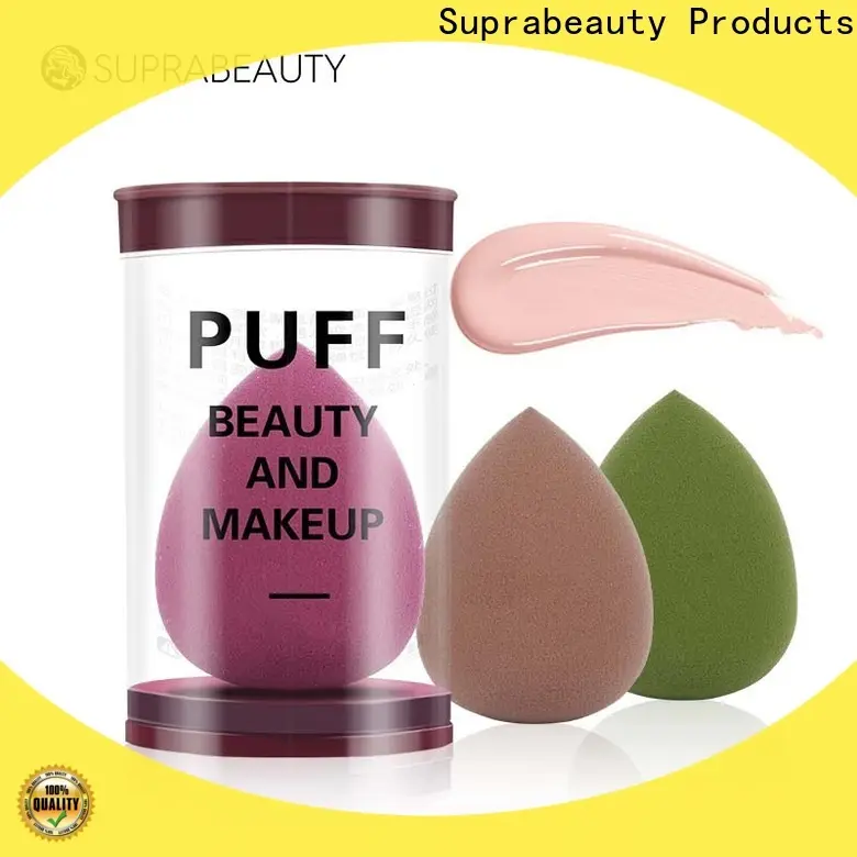 Suprabeauty メイクアップ用のメイクアップスポンジウェッジサプライヤー 1