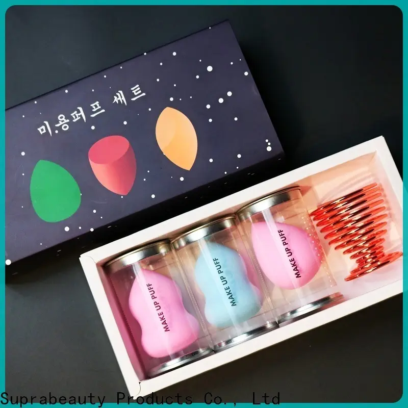 Suprabeauty brand customized color 12pcs natural hair foundation powder eye brow brushes tool custom logo Makeup Brush kit25 1