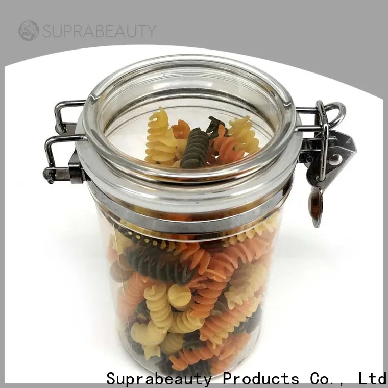 Suprabeauty low-cost plastic cosmetic jars with lids manufacturer bulk production 1