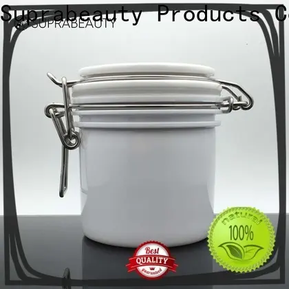 Suprabeauty Pots en plastique transparent en gros avec couvercles Fourniture pour la beauté 1
