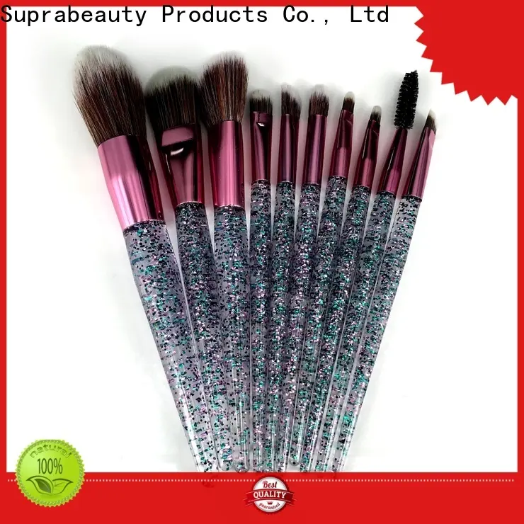 Custom face and eye makeup brush set manufacturers for beauty 1