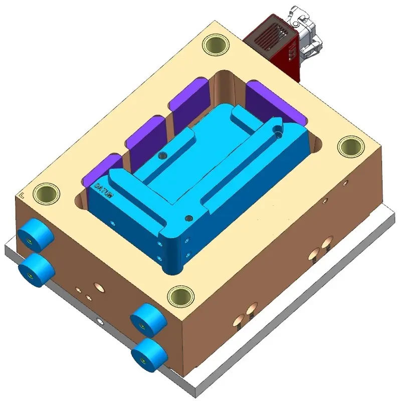 Moulage par injection de plastique personnalisé 226,5 x 199 x 105 mm / ensemble 5