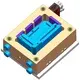 Moulage par injection de plastique personnalisé 226,5 x 199 x 105 mm / ensemble 5