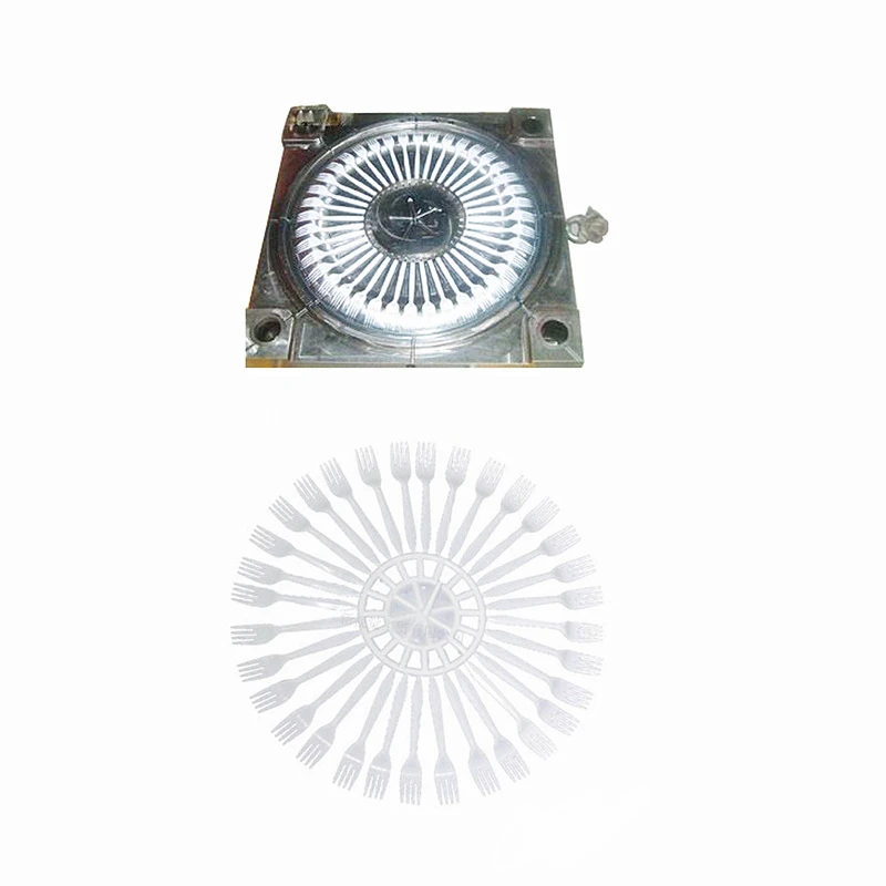 Plastic Injection Mould for Disposable Knife Spoon Fork 1