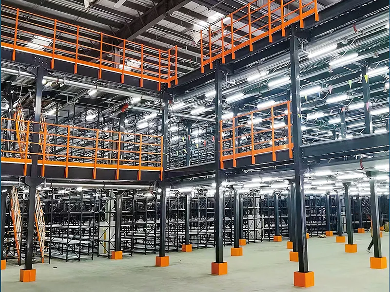 Space-Saving Steel Platform for Warehousing and Manufacturing 1