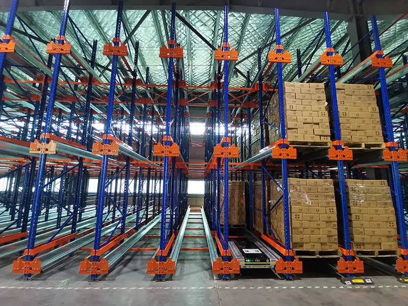 High -Density Radio Shuttle Pallet Rack for Maximum Storage Efficiency 1