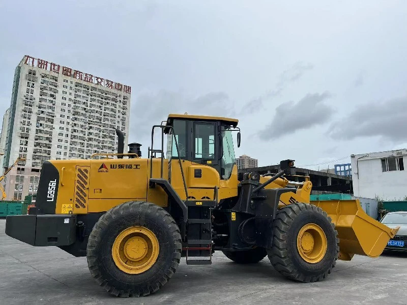 Used SDLG 956L wheel loader China rated load 5tons powerful lifting force 1