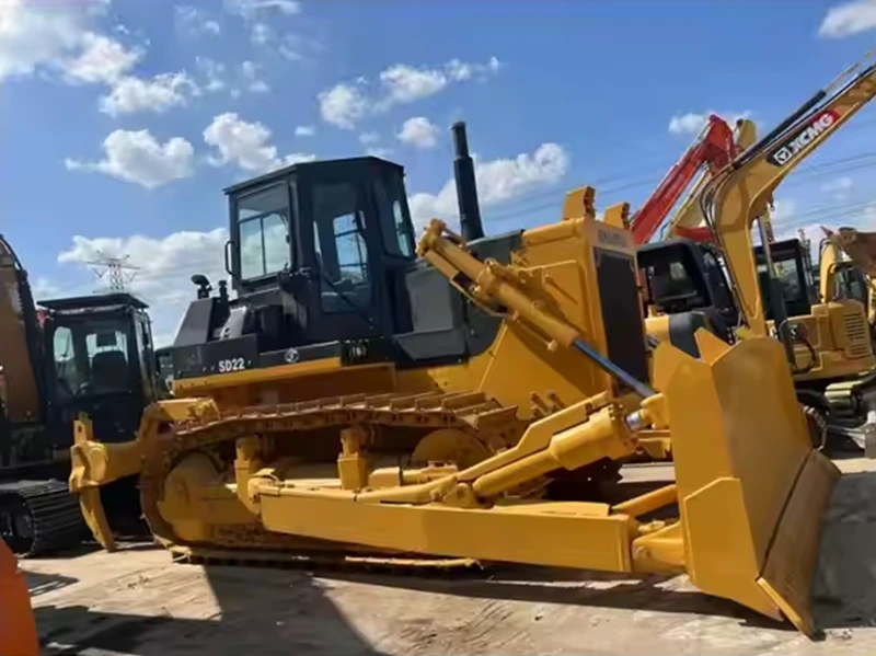 Used Shantui SD22 bulldozer China made medium tractor weight 23tons 1