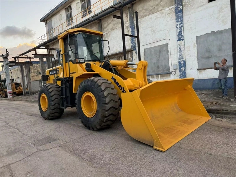 Yaxşı Vəziyyətdə İşlənmiş Komatsu Ön Təkər Yükləyicisi WA380 Tikinti üçün Yük Yükü 5Ton 1