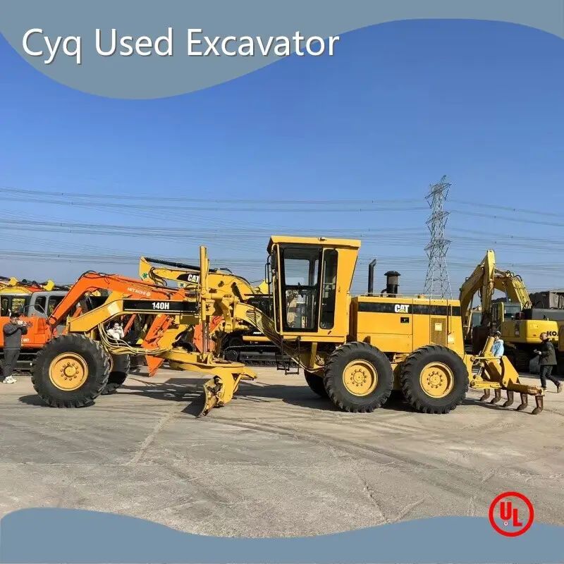 Cyq Used Excavator Used Cat Graders for Sale Road Constructionsuppliers 1