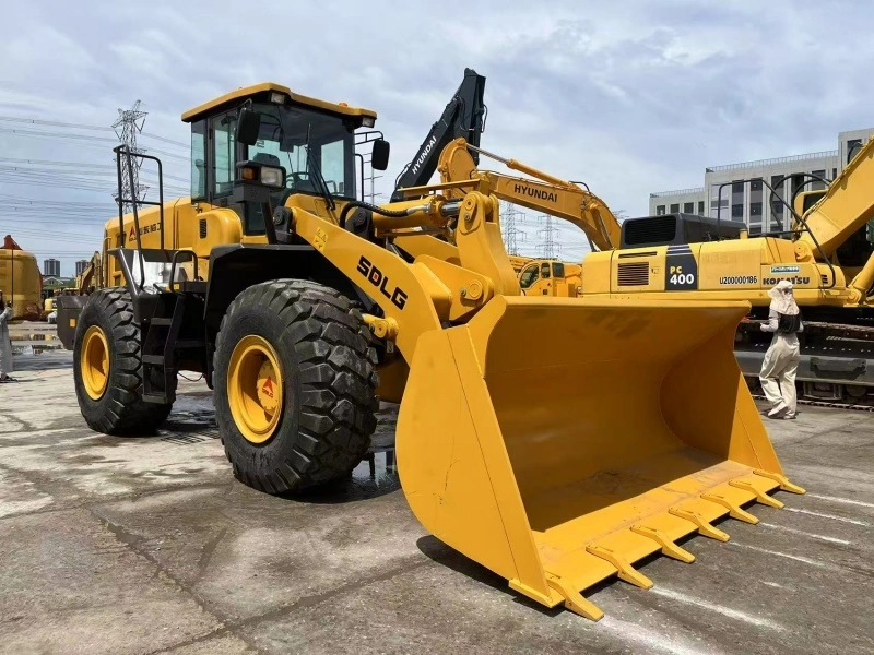 تستخدم SDLG 958F Wheel Loader معدل العلامة التجارية الصينية 5 طن سعة 1
