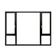 Aluminium Casement Window Manufacturer Company Single Fan Height 700mm-2800m 3