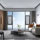 Aluminium Casement Window Manufacturer Company Single Fan Height 700mm-2800m 2