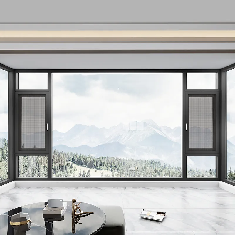 Custom Aluminum Window 30 ㎡ Casement Push Out Windowfactory 2