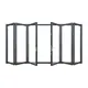 Las mejores puertas plegables de aluminio blanco liso de IMLANG 3