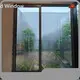 Venta de ventanas corredizas de aluminio con marco de espuma y madera/caja de madera ecológica - - IMLANG 1