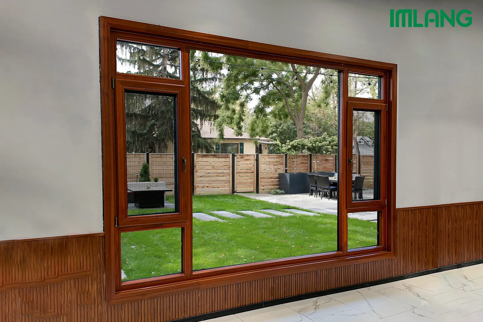 Ventanas de aluminio al ras FOB Empresa personalizada 6