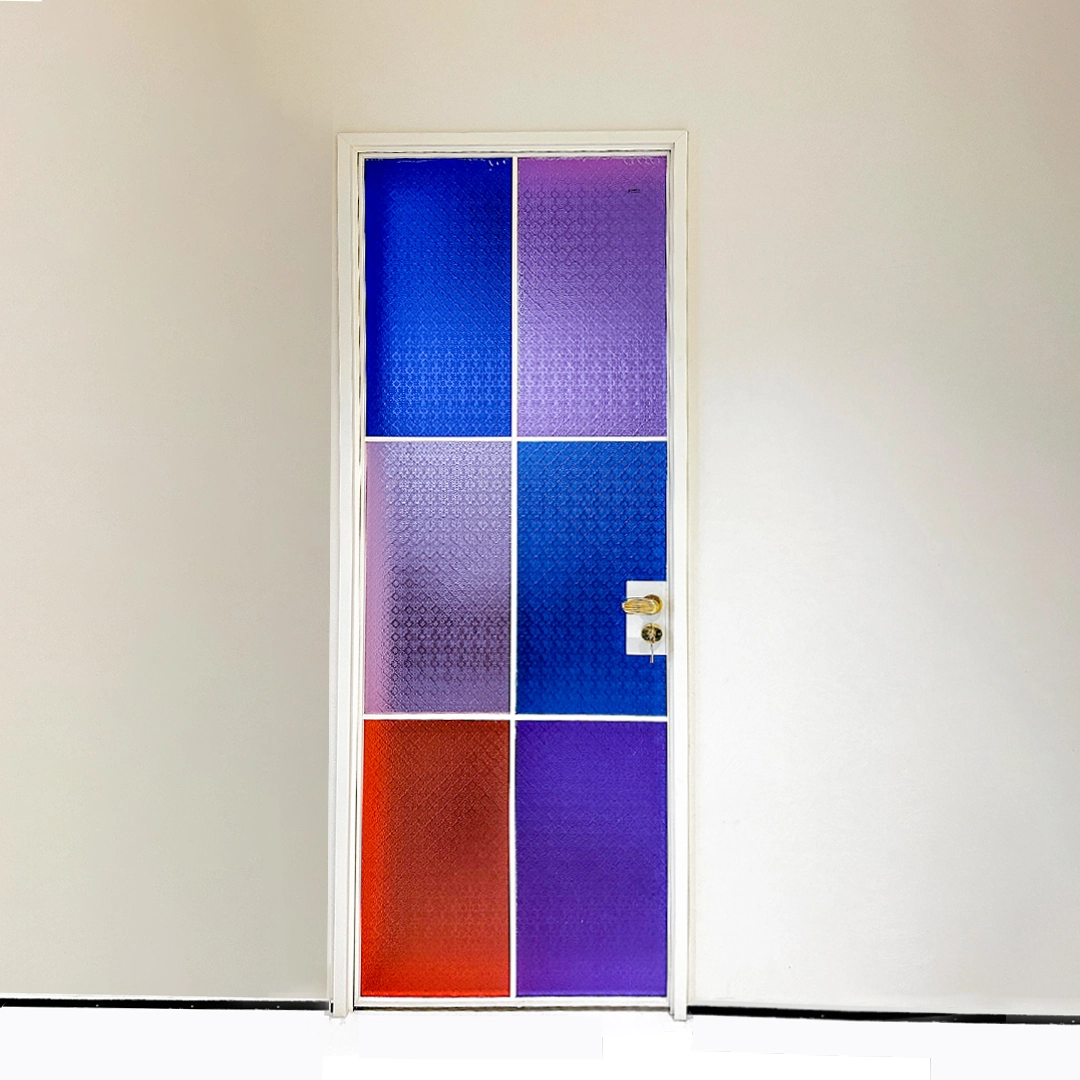 Porta finestra color alluminio in stile francese moderno 1