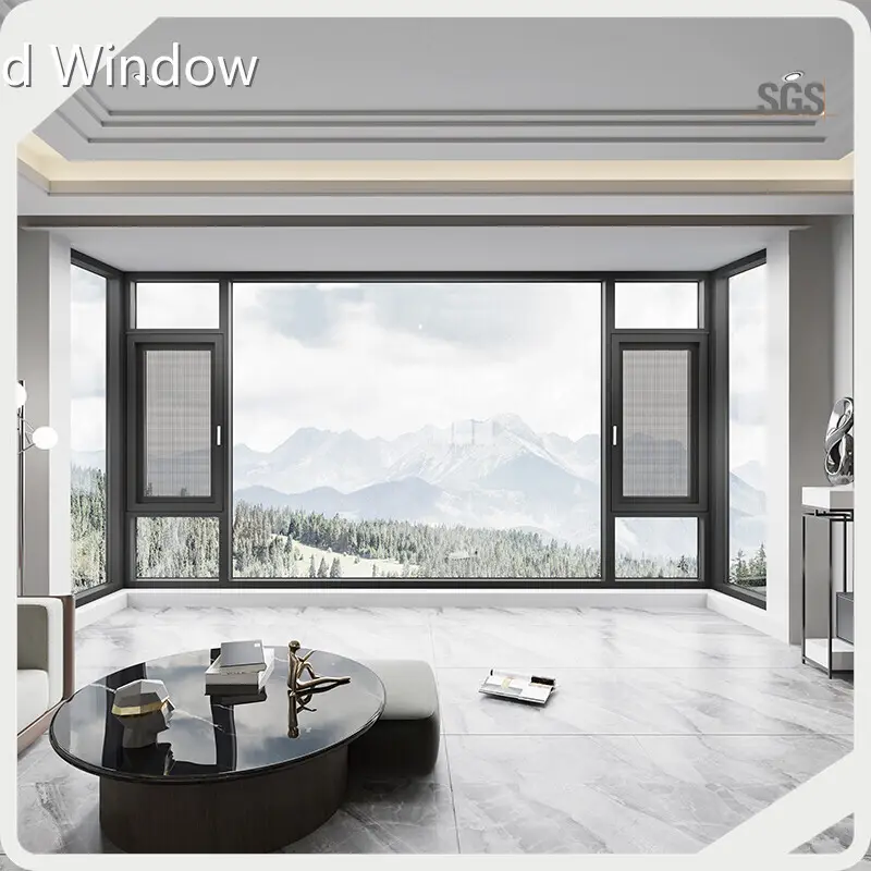 Ventana de aluminio con marco abatible hacia dentro de IMLANG 1
