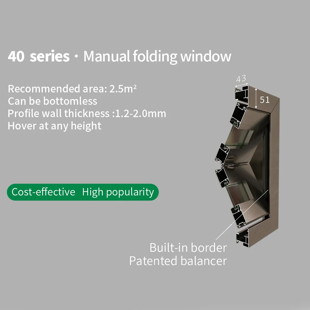 Fabricantes de ventana de aluminio Ventana plegable al por mayor - Imlang 3