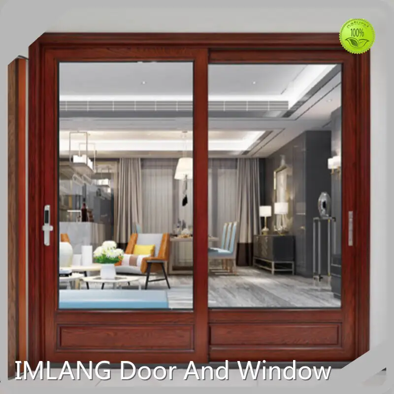 Exterior Aluminum Doors Manufacturers Single Fan Height 700mm-2800m - - IMLANG 1