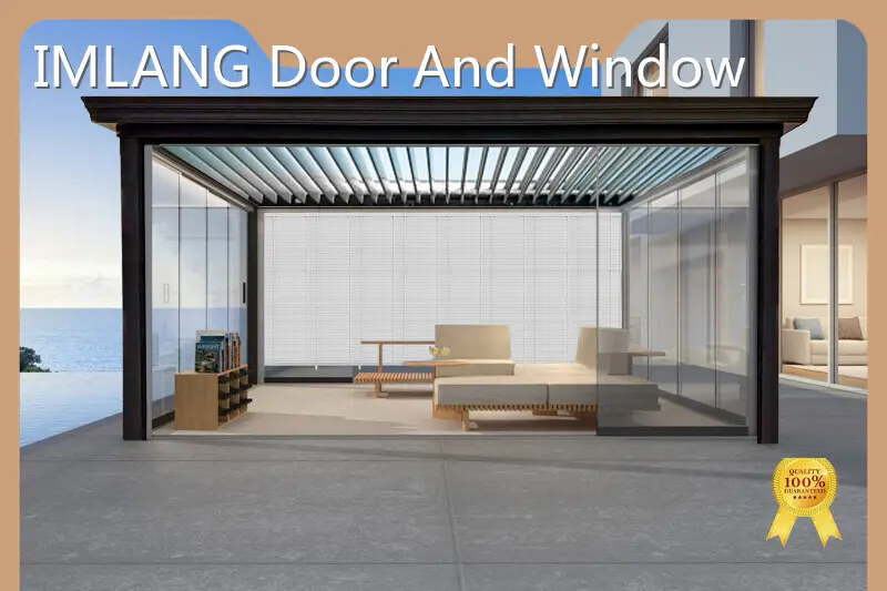 Pérgola de puertas y ventanas de aluminio8880 - - IMLANG 1