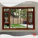 IMLANG Ventana abatible de aluminio Aleación de aluminio y suministro de madera 1