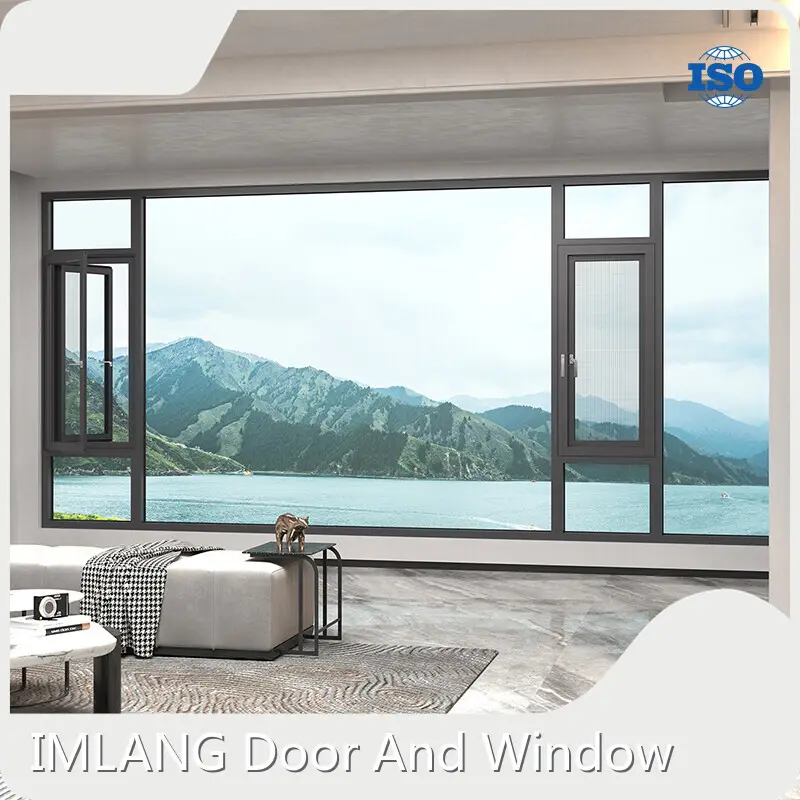 IMLANG, los mejores fabricantes de ventanas de aluminio, mayorista de ancho de ventilador único de 400 mm a 800 mm 1
