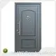 Últimas puertas antirrobo de aluminio, acero de nogal 1