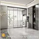 Puertas corredizas de aluminio a la venta Black Crystal Sand de IMLANG 1