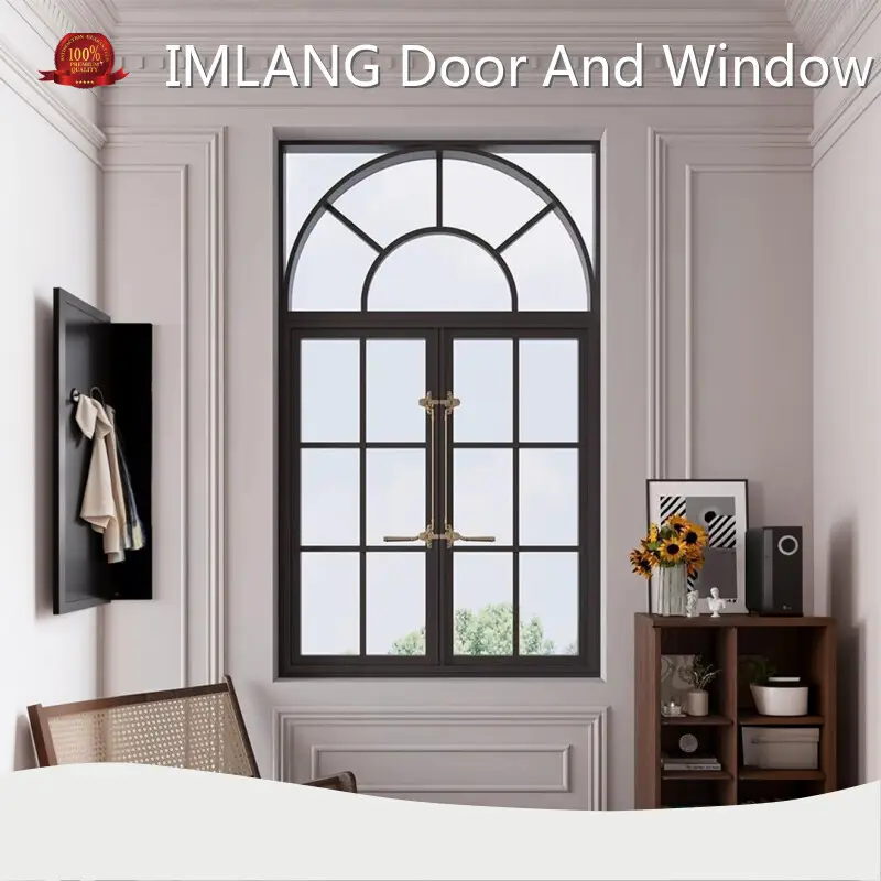 Ventana abatible de aluminio Bestcommercial, ventana abatible de apertura exterior FOB 1