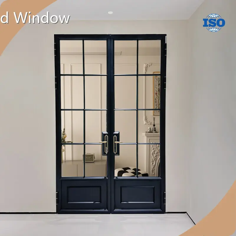Aluminum Windows and Doors Aksu Powder Coating:Black and Color by IMLANG 1